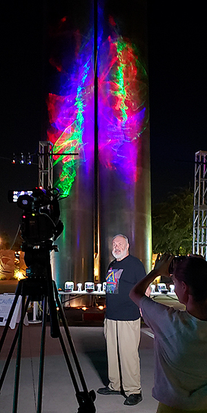 Mike interviewed by local media