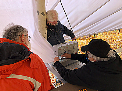 Sewing Pavilion Screen